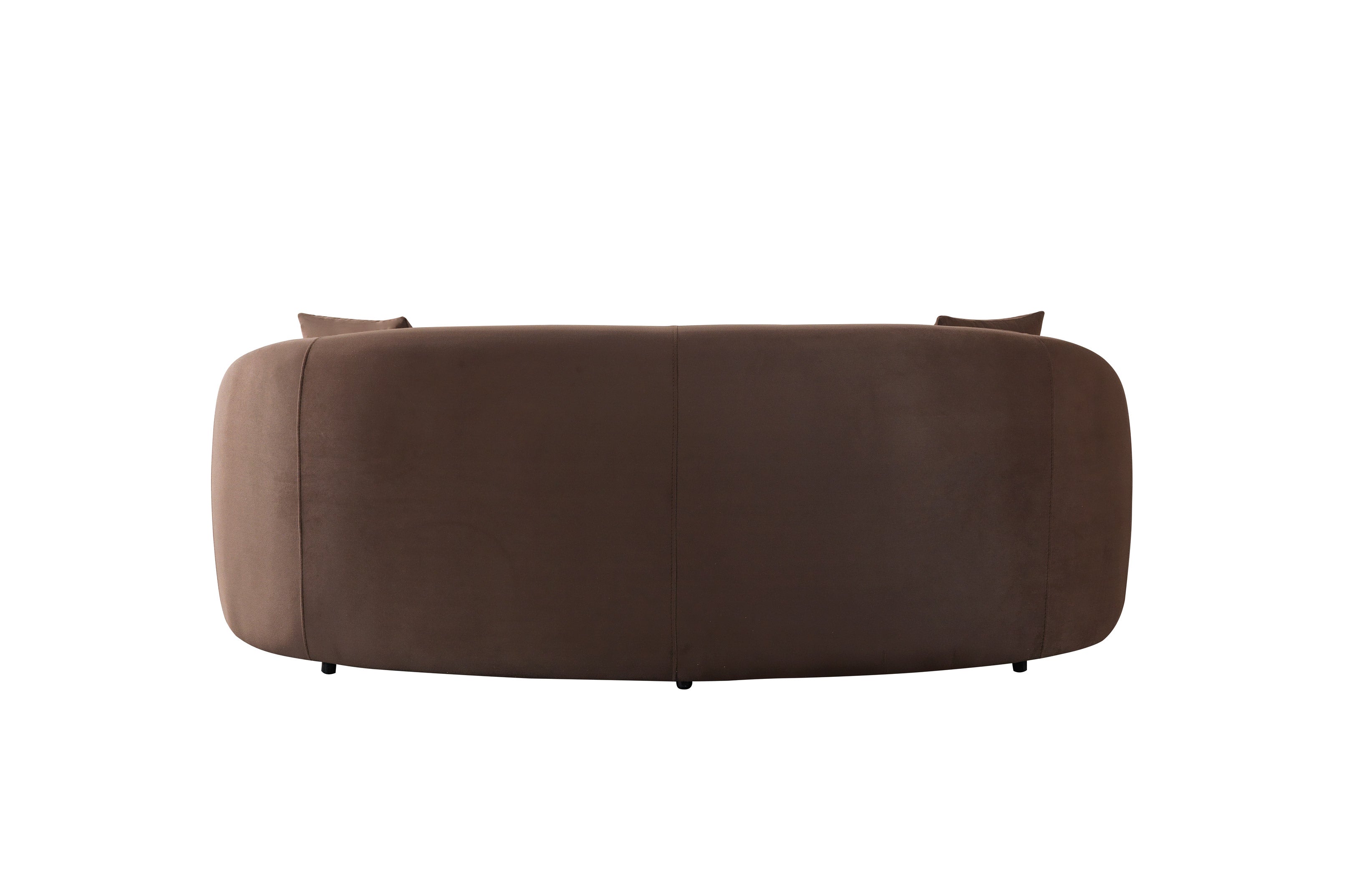 Bonita Coffee Velvet Sofa 91" &amp; Loveseat 81" - BONITACOFFEEVL-SL