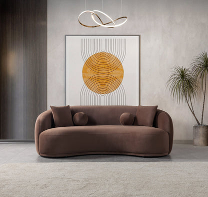 Bonita Coffee Velvet Living Room Set from Nova Furniture - Luna Furniture