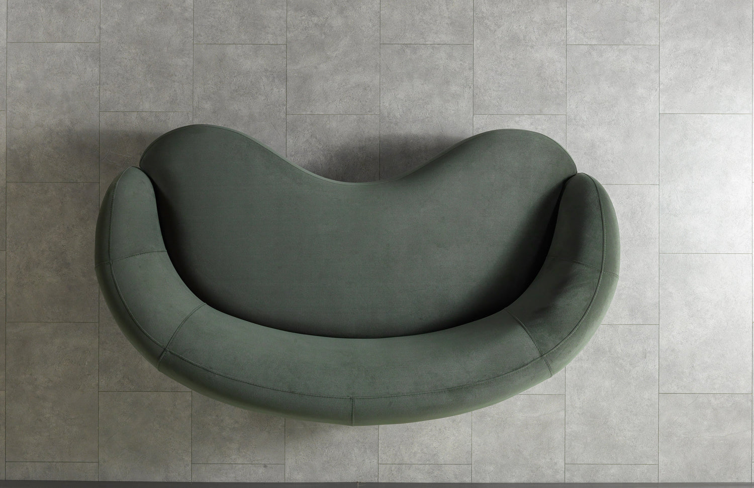 Bonita Green Velvet Sofa 91" &amp; Loveseat 81" [ETA: 9/10] - BONITAGREENVL-SL