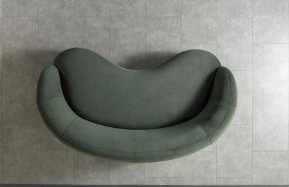 Bonita Green Velvet Sofa 91" &amp; Loveseat 81" [ETA: 9/10] - BONITAGREENVL-SL
