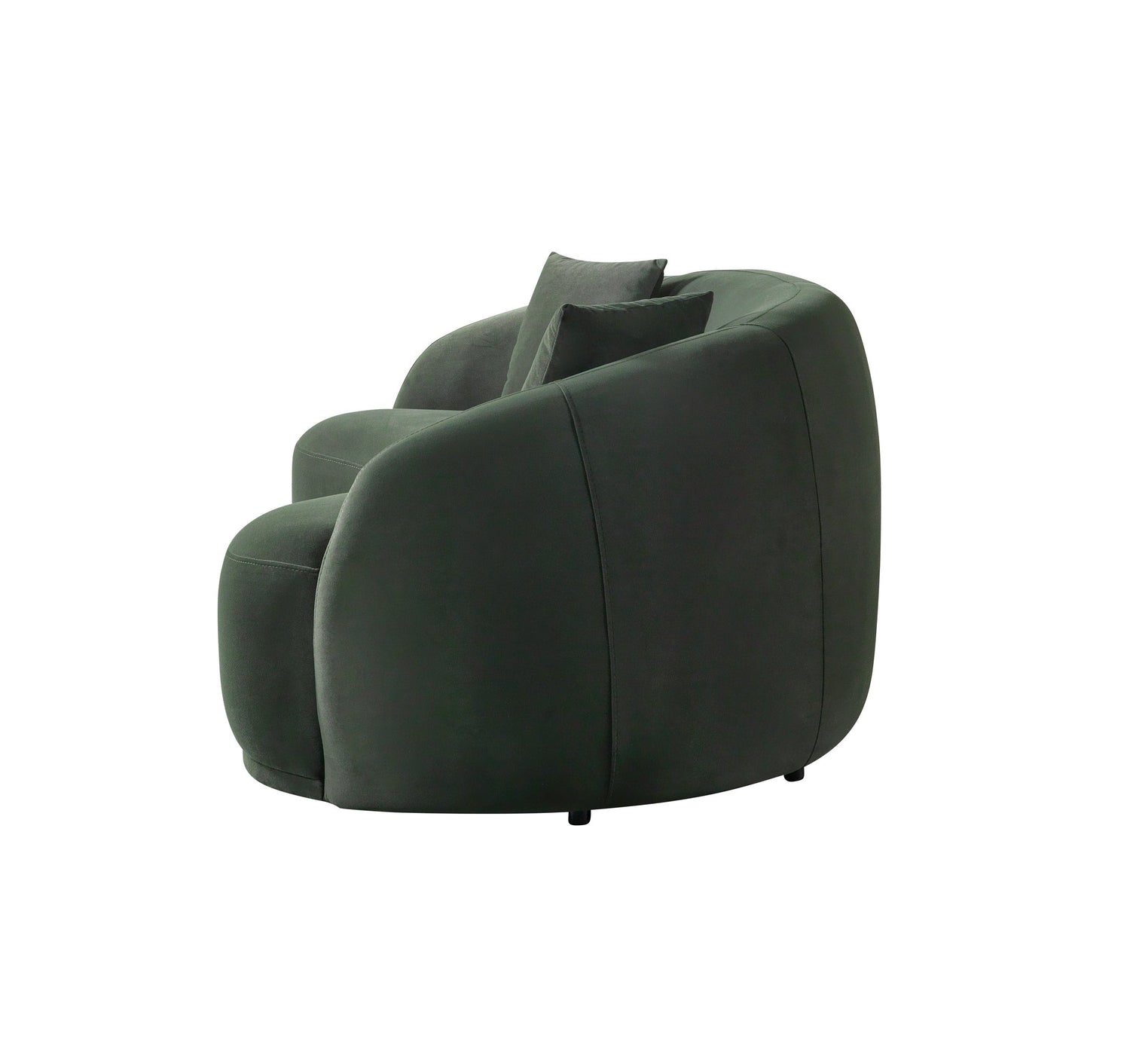 Bonita Green Velvet Sofa 91" &amp; Loveseat 81" [ETA: 9/10] - BONITAGREENVL-SL