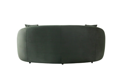 Bonita Green Velvet Sofa 91" &amp; Loveseat 81" [ETA: 9/10] - BONITAGREENVL-SL