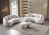 Bonita Ivory Velvet Living Room Set from Nova Furniture - Luna Furniture