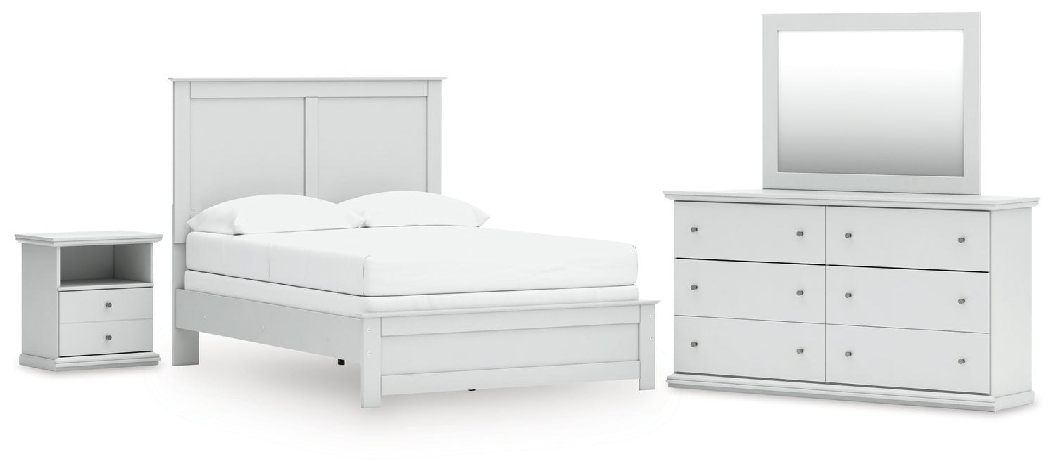 Bostwick Shoals Full Panel Bed, Dresser, Mirror and Nightstand - B139B58