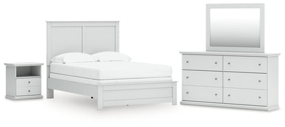 Bostwick Shoals Full Panel Bed, Dresser, Mirror and Nightstand - B139B58