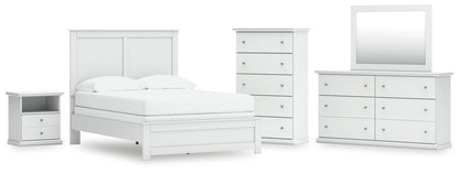 Bostwick Shoals Full Panel Bed, Dresser, Mirror, Chest, and Nightstand - B139B61