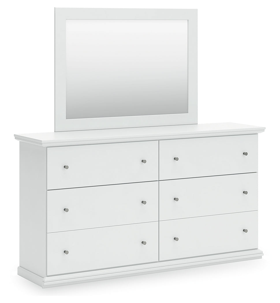 Bostwick Shoals King Panel Bed, Dresser, Mirror and Chest - B139B54