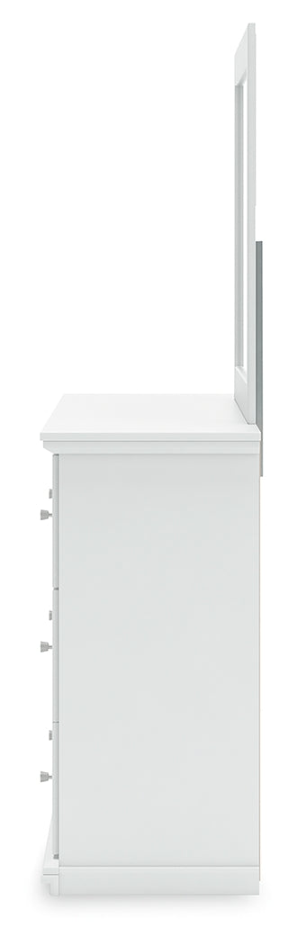 Bostwick Shoals King Panel Bed, Dresser, Mirror and Chest - B139B54