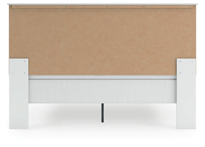 Bostwick Shoals King Panel Bed with Dresser and Nightstand in White from Ashley - Luna Furniture