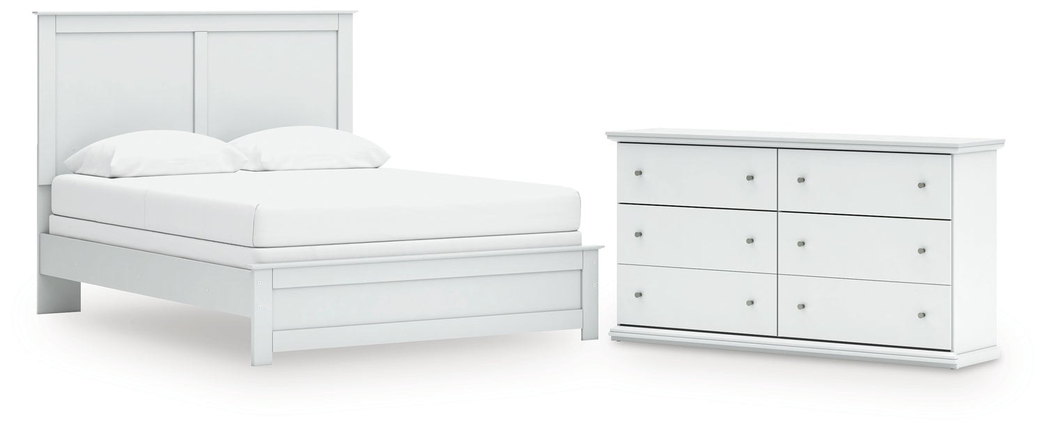 Bostwick Shoals Queen Panel Bed and Dresser - B139B56