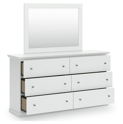 Bostwick Shoals Queen Panel Bed, Dresser, Mirror and 2 Nightstands - B139B50