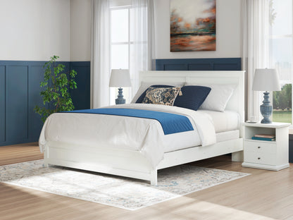 Bostwick Shoals White King Panel Bed - B139B47