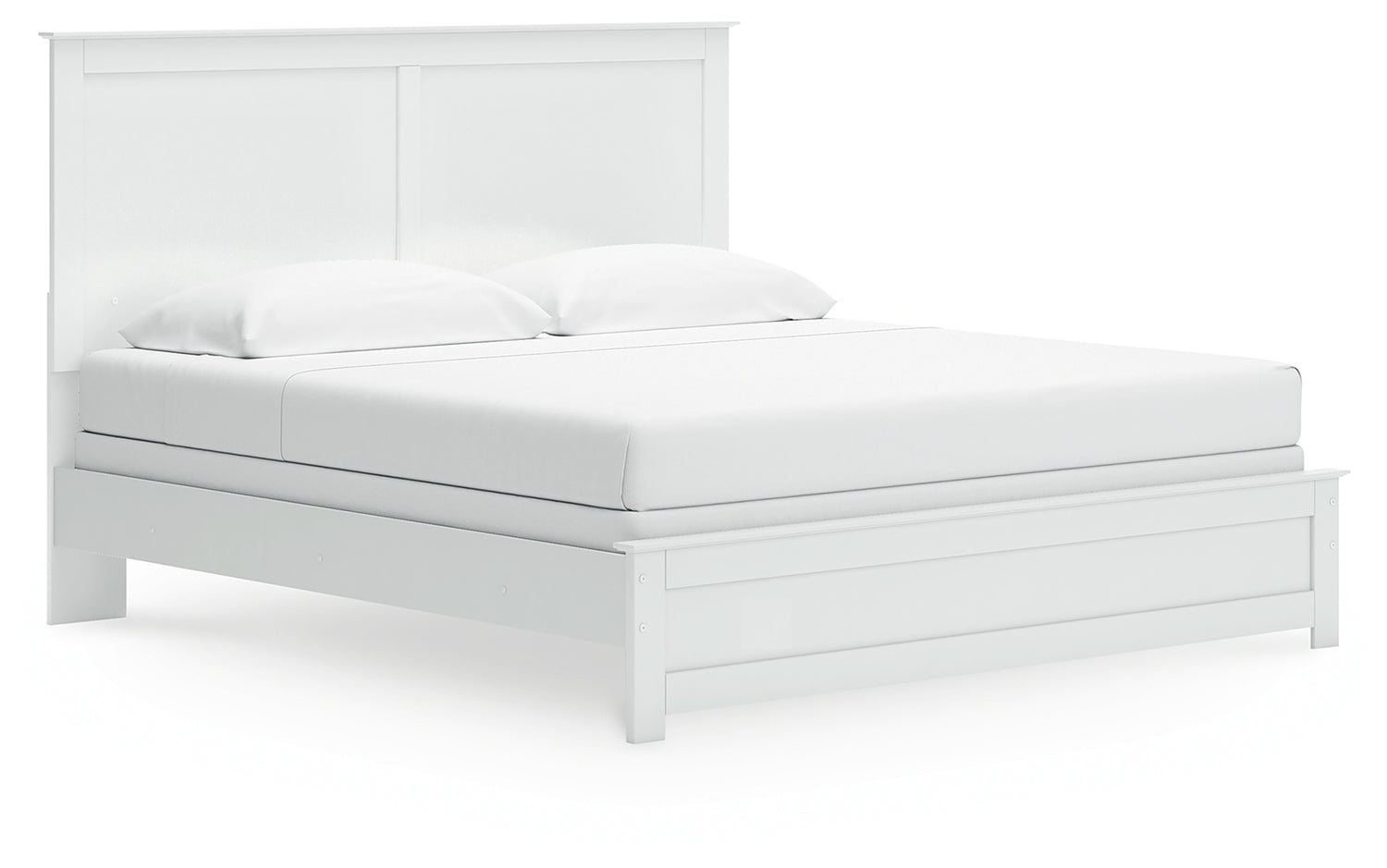 Bostwick Shoals White King Panel Bed - B139B47