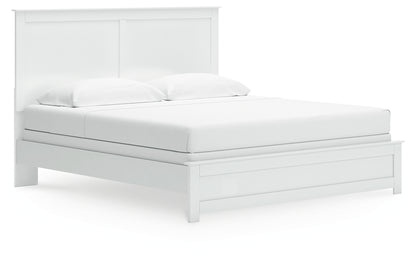 Bostwick Shoals White King Panel Bed - B139B47