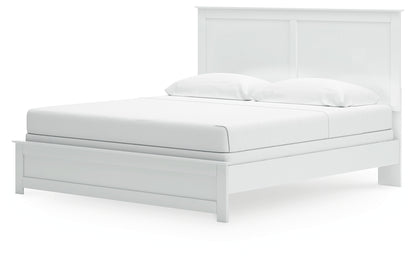 Bostwick Shoals White King Panel Bed - B139B47