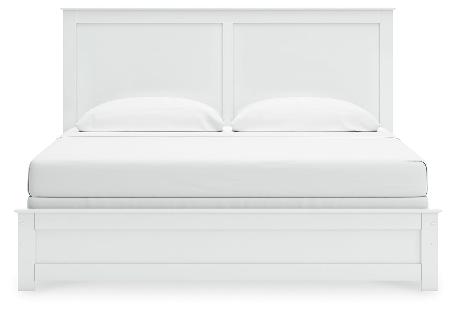 Bostwick Shoals White King Panel Bed - B139B47