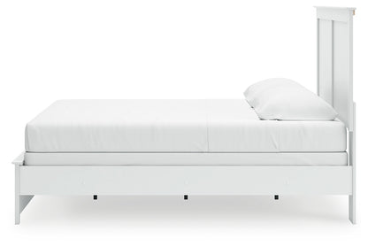 Bostwick Shoals White King Panel Bed - B139B47