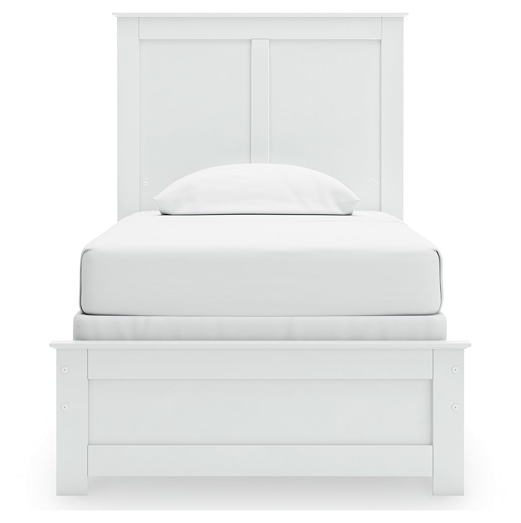 Bostwick Shoals White Twin Panel Bed - B139B41
