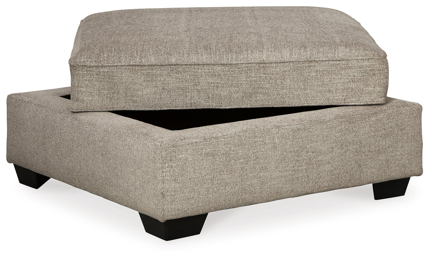 Bovarian 4-Piece Sectional with Ottoman in Stone - PKG016152
