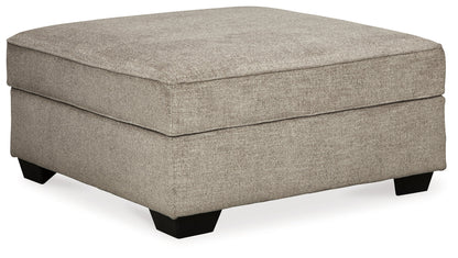 Bovarian 4-Piece Sectional with Ottoman in Stone - PKG016153