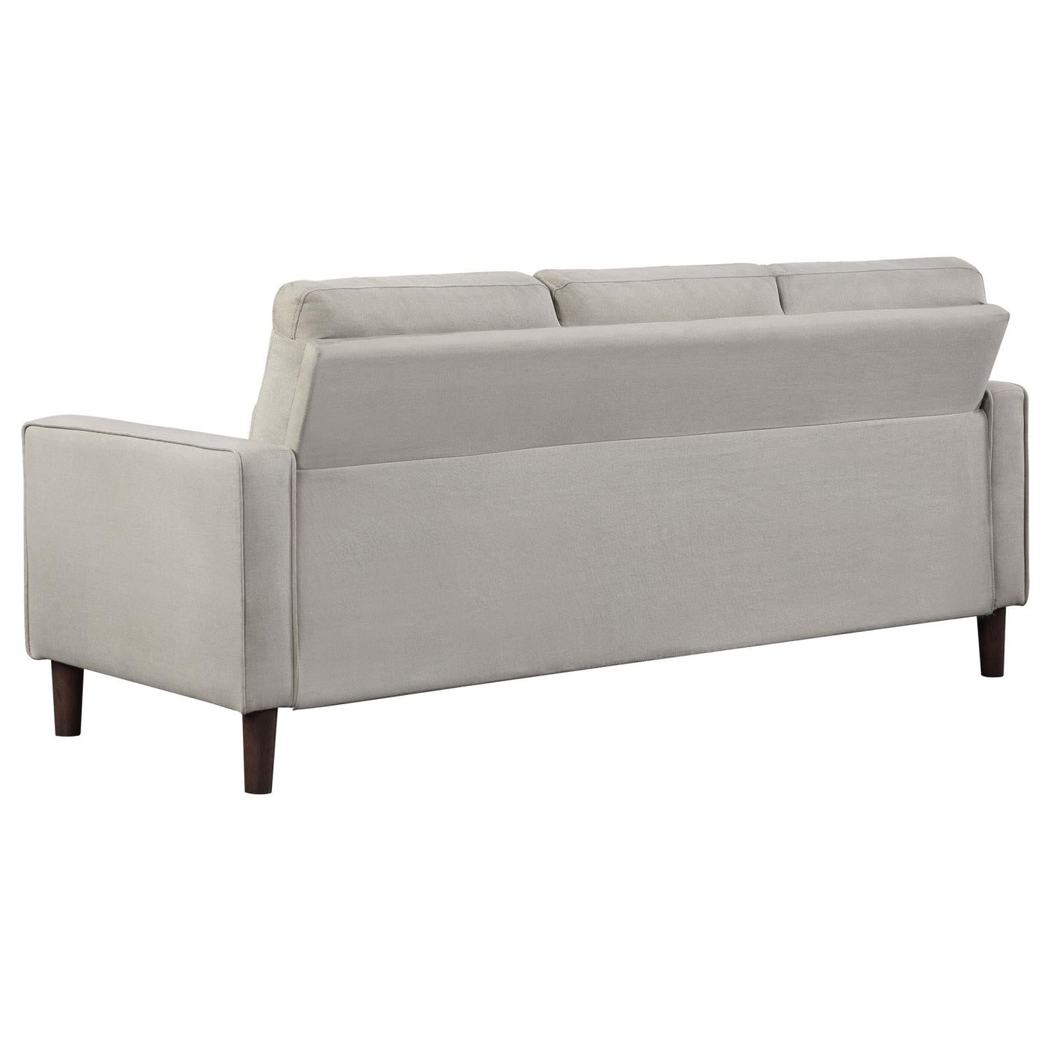 Bowen Beige 3-Piece Upholstered Track Arms Tufted Sofa Set from Coaster - Luna Furniture