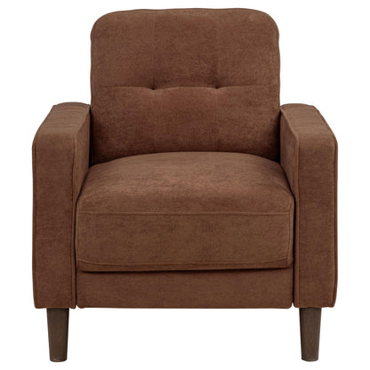 Bowen II 3-piece Fabric Upholstered Track Arm Sofa Set Rust - 509971-S3