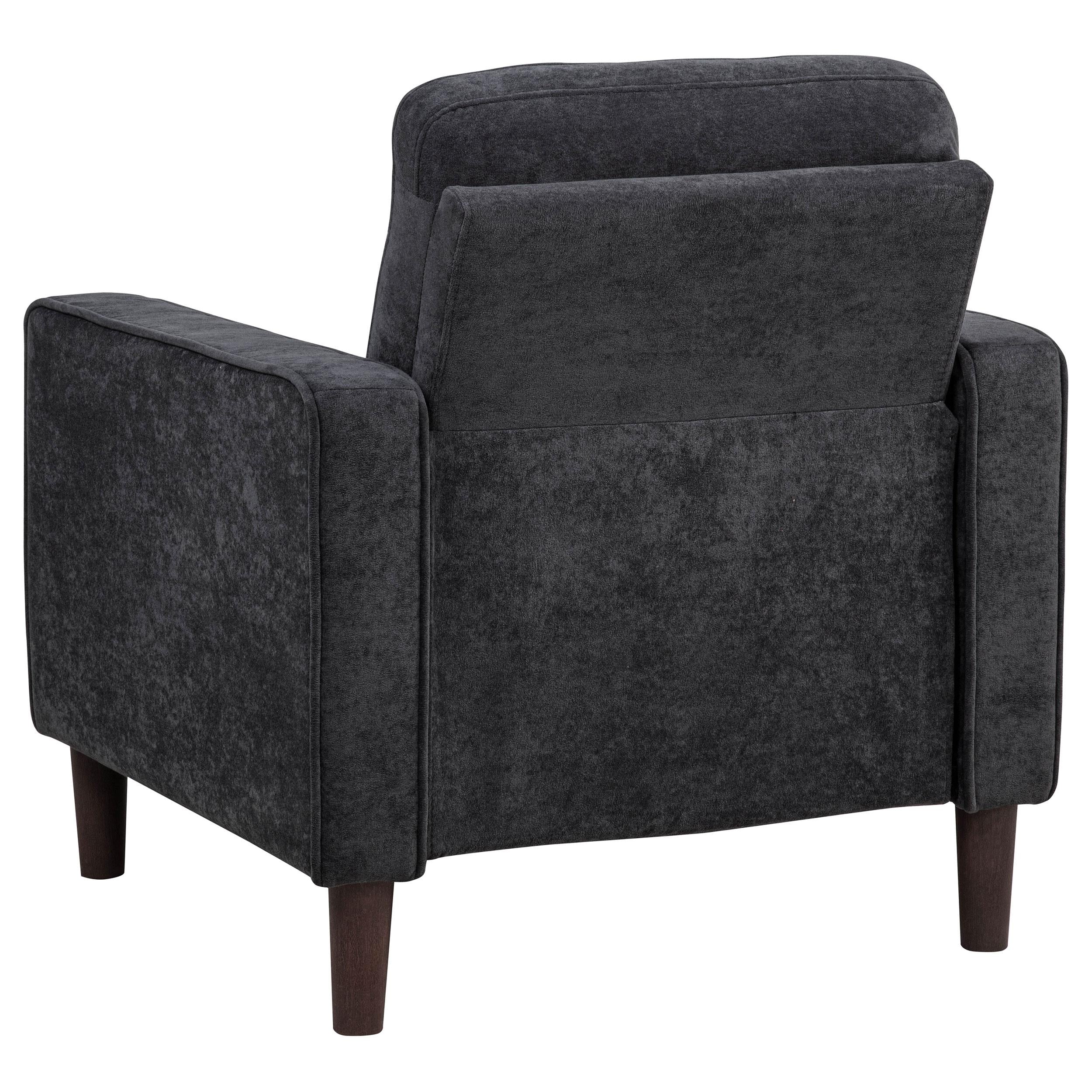 Bowen II 3-piece Upholstered Track Arm Sofa Set Steel Grey - 509981-S3