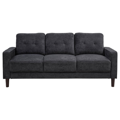 Bowen II 3-piece Upholstered Track Arm Sofa Set Steel Grey - 509981-S3