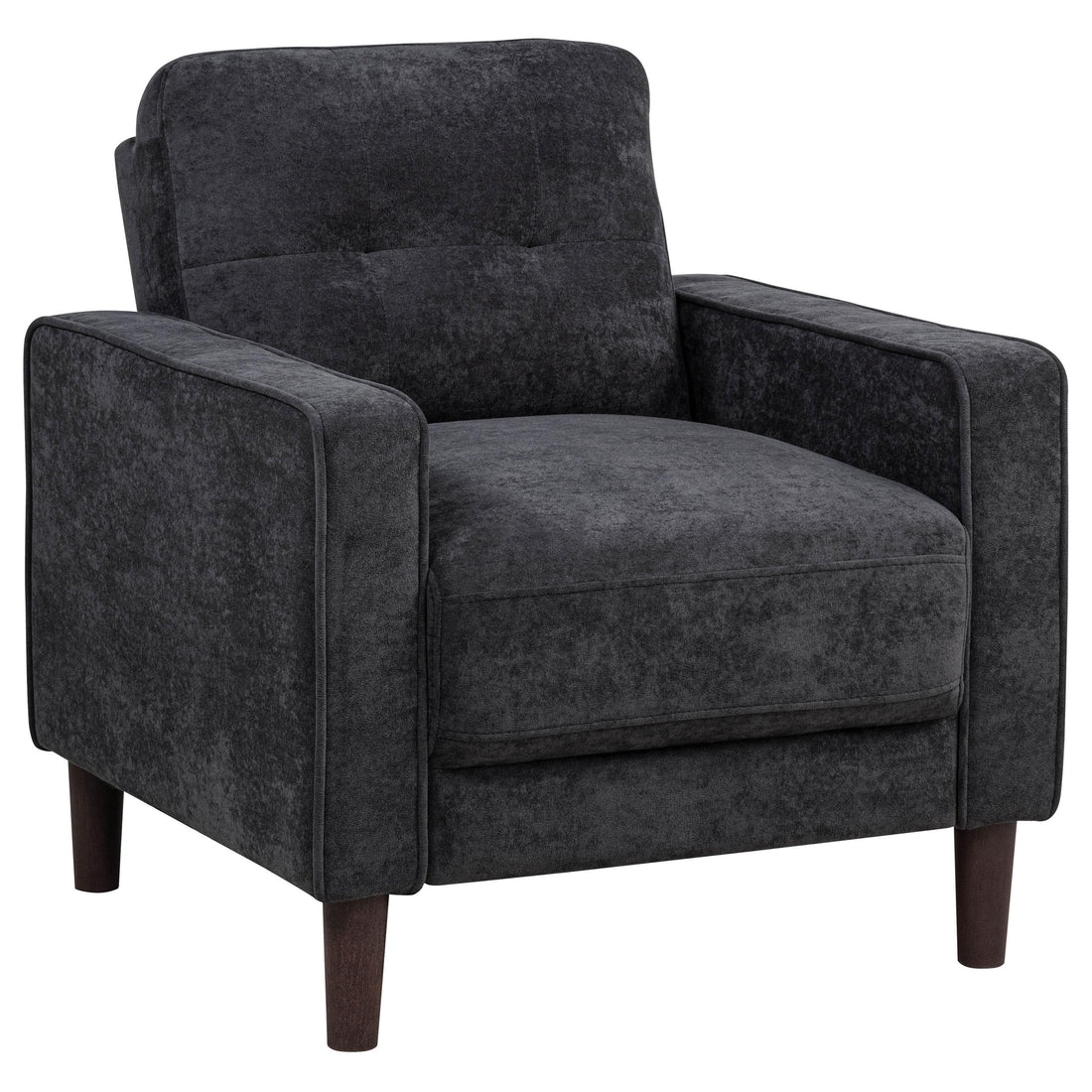 Bowen II Fabric Upholstered Track Arm Chair Steel Grey - 509983