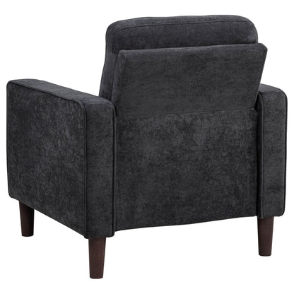 Bowen II Fabric Upholstered Track Arm Chair Steel Grey - 509983