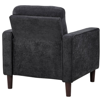 Bowen II Fabric Upholstered Track Arm Chair Steel Grey - 509983