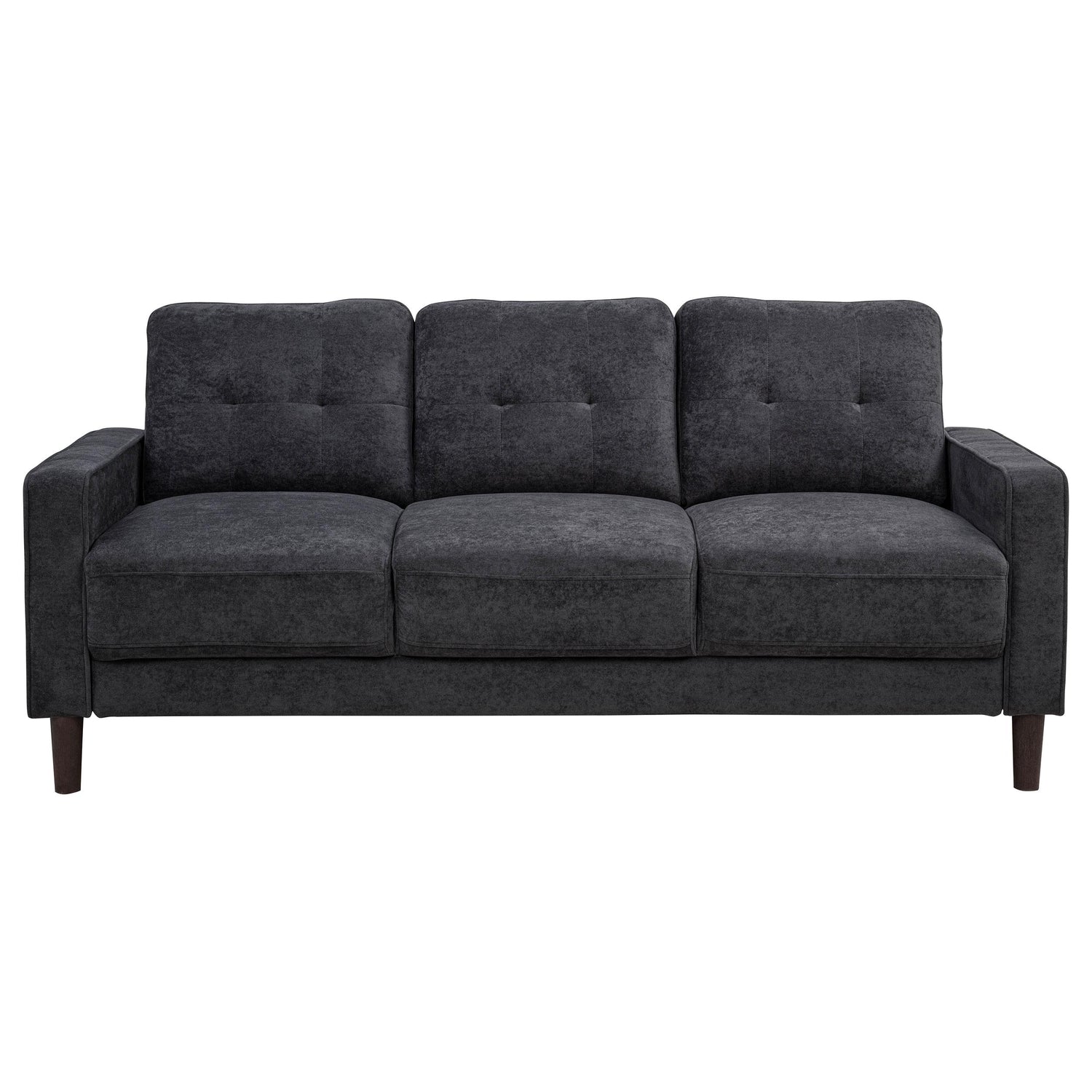 Bowen II Fabric Upholstered Track Arm Sofa Steel Grey - 509981