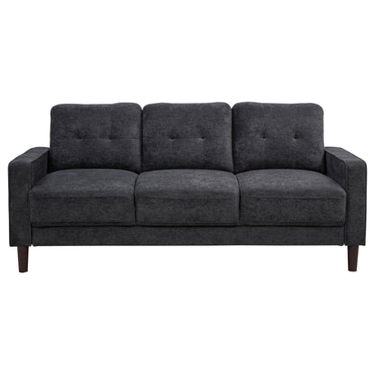 Bowen II Fabric Upholstered Track Arm Sofa Steel Grey - 509981