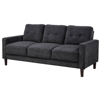 Bowen II Fabric Upholstered Track Arm Sofa Steel Grey - 509981