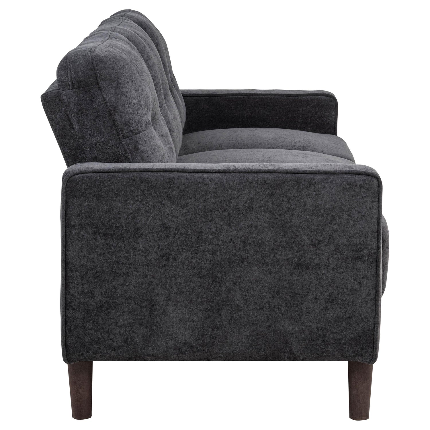 Bowen II Fabric Upholstered Track Arm Sofa Steel Grey - 509981