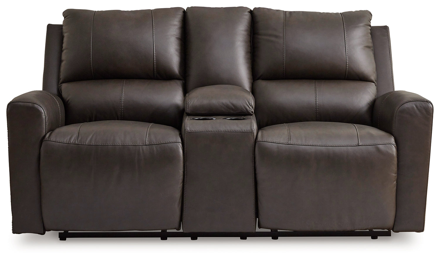 Boxmere Storm Power Reclining Loveseat with Console - U1310096