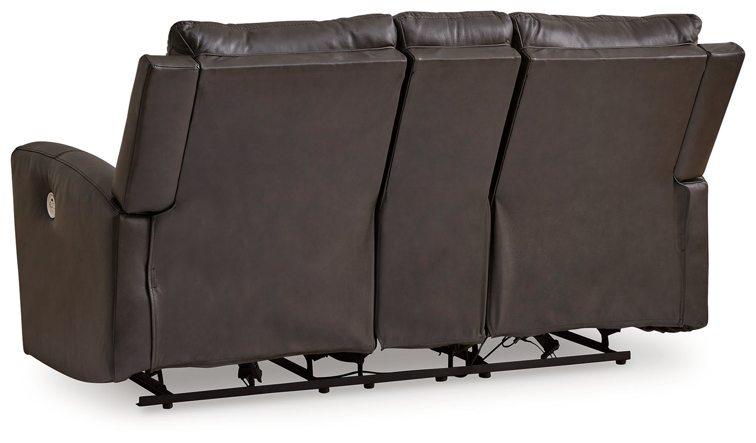Boxmere Storm Power Reclining Loveseat with Console - U1310096