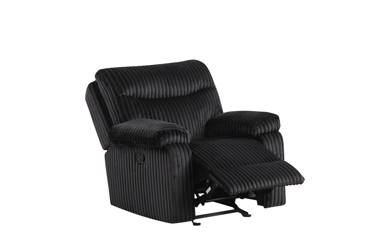 BRAVO - Black 3pc Reclining Set - BRAVO BLACK