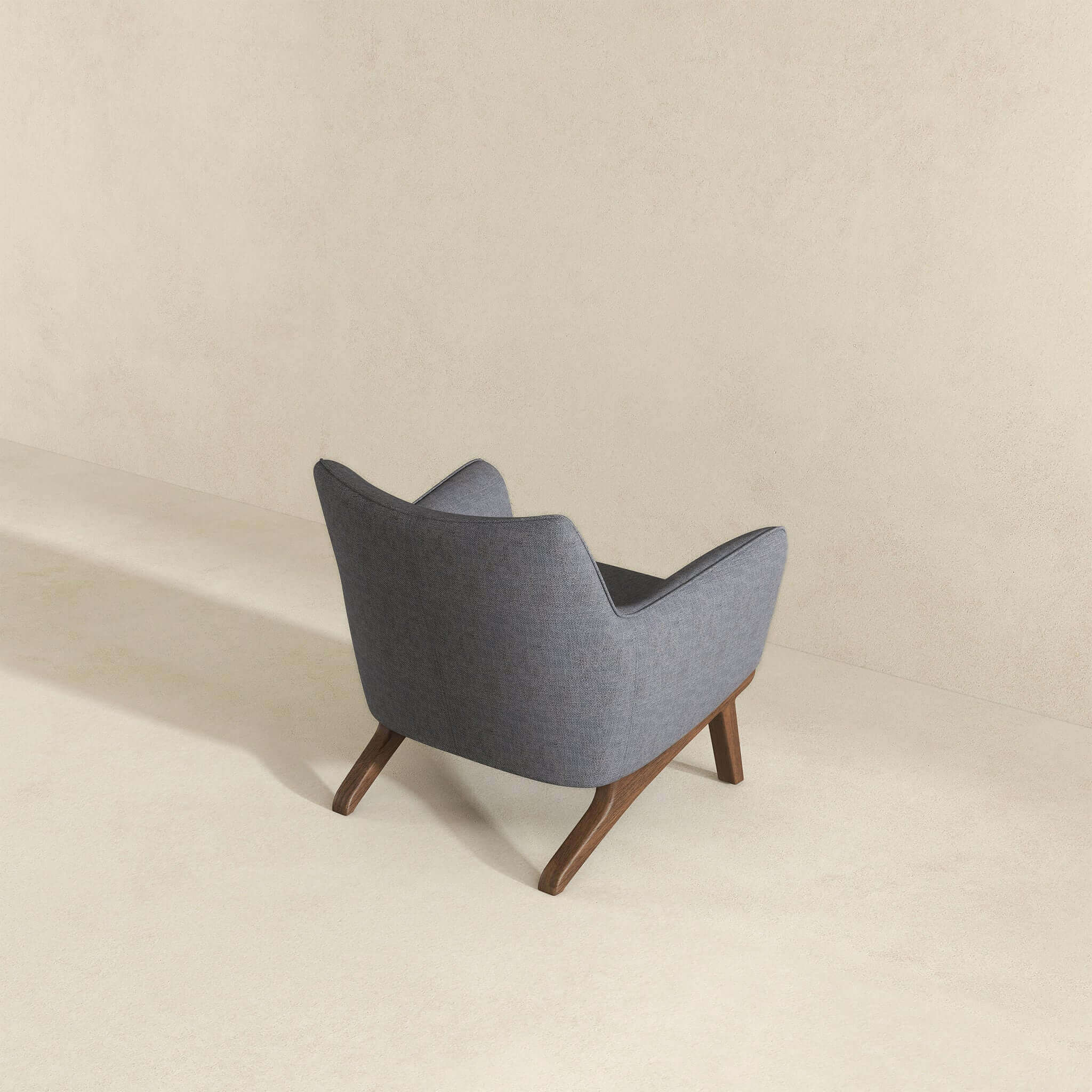 Brayden Mid Century Modern Sea Side Grey Linen Armchair - LCH00300211