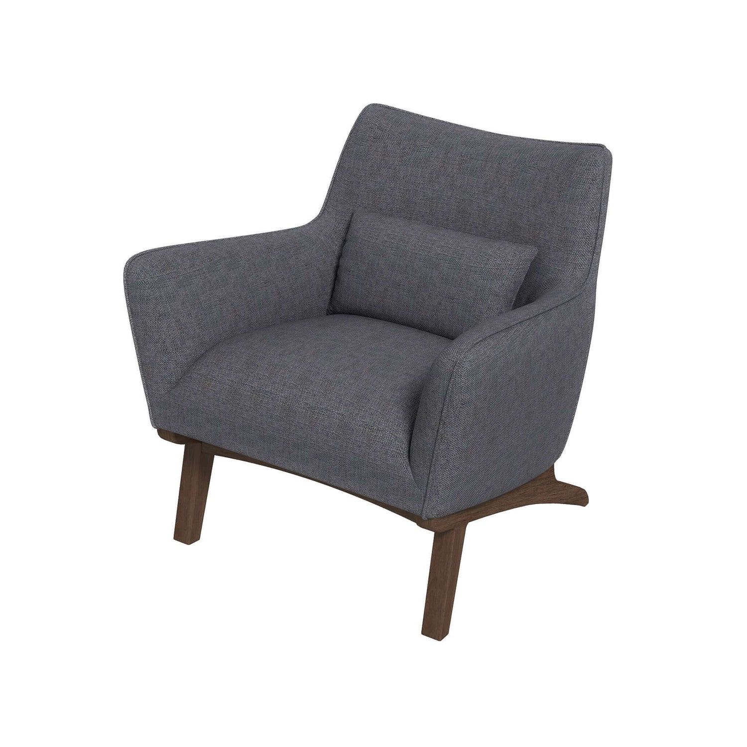 Brayden Mid Century Modern Sea Side Grey Linen Armchair - LCH00300211