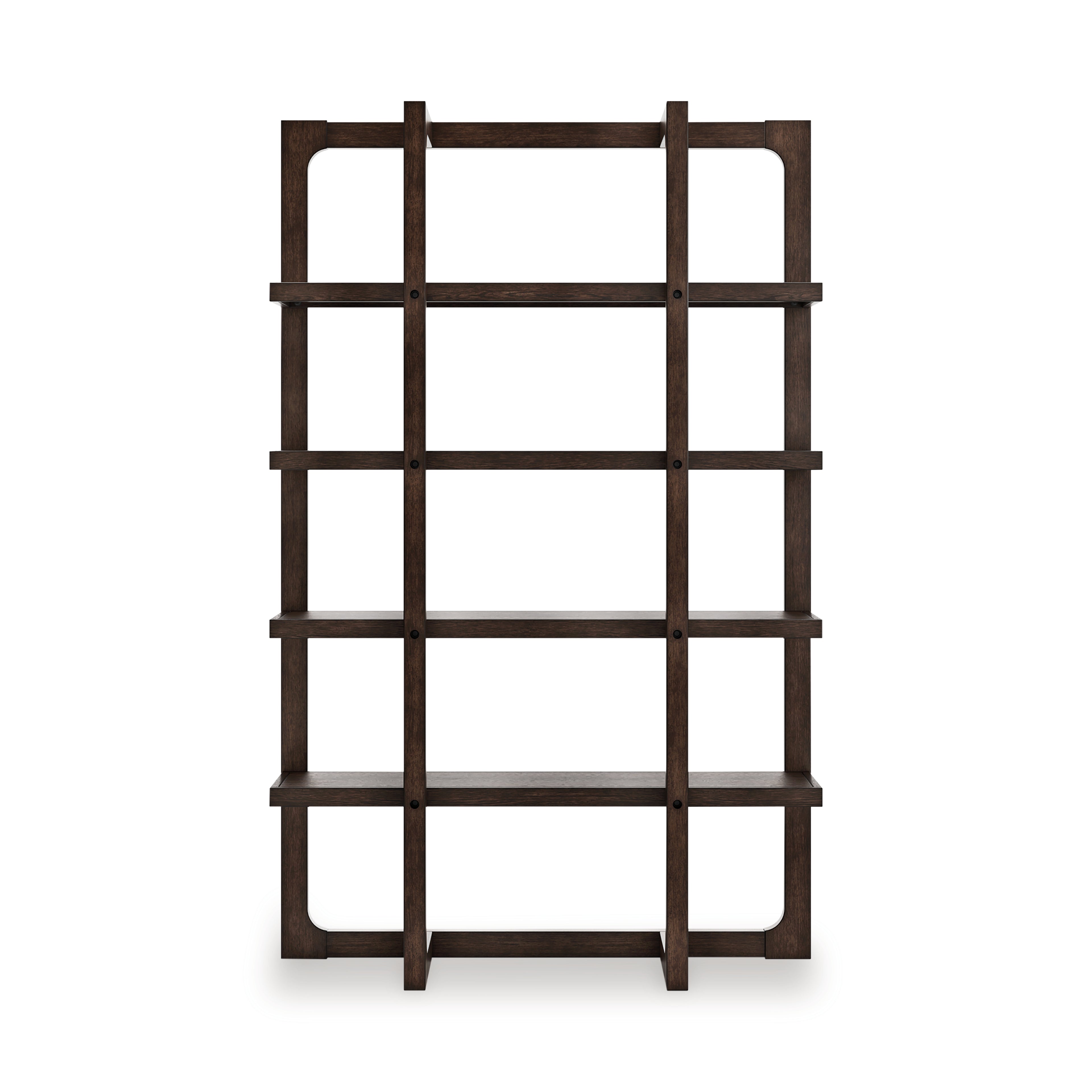 Breckington Dark Brown 76" Bookcase - H556-70