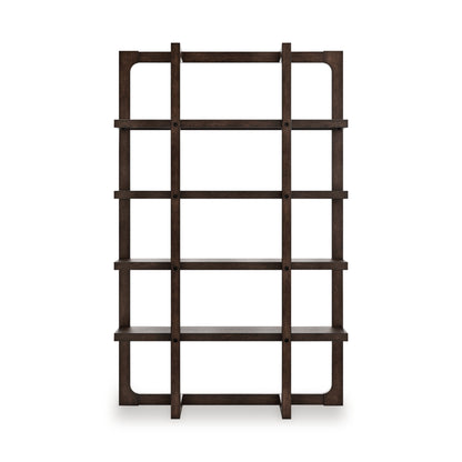 Breckington Dark Brown 76" Bookcase - H556-70