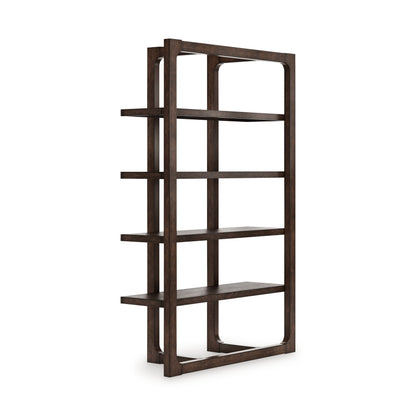 Breckington Dark Brown 76" Bookcase - H556-70