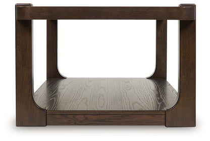 Breckington Dark Brown Coffee Table - T656-1