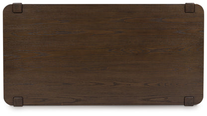 Breckington Dark Brown Coffee Table - T656-1