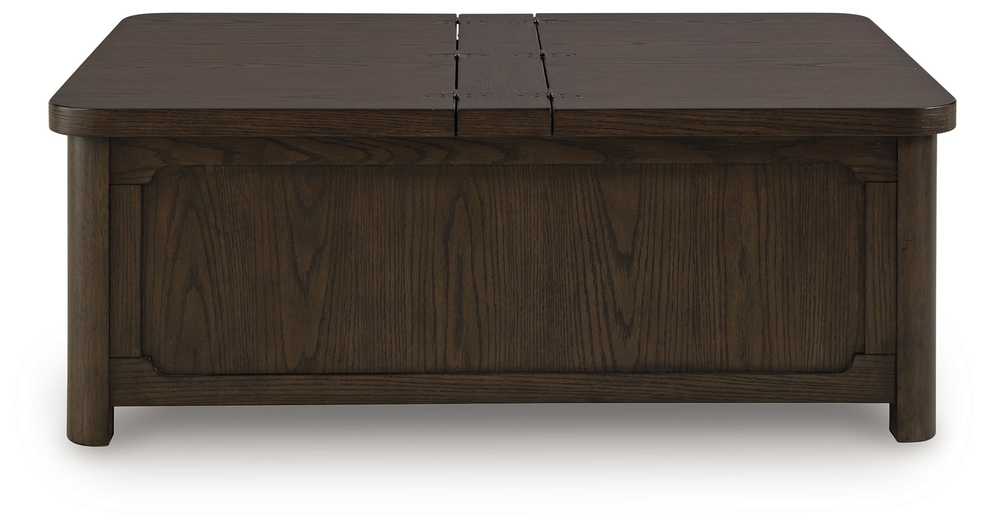 Breckington Dark Brown Coffee Table With Storage - T678-20