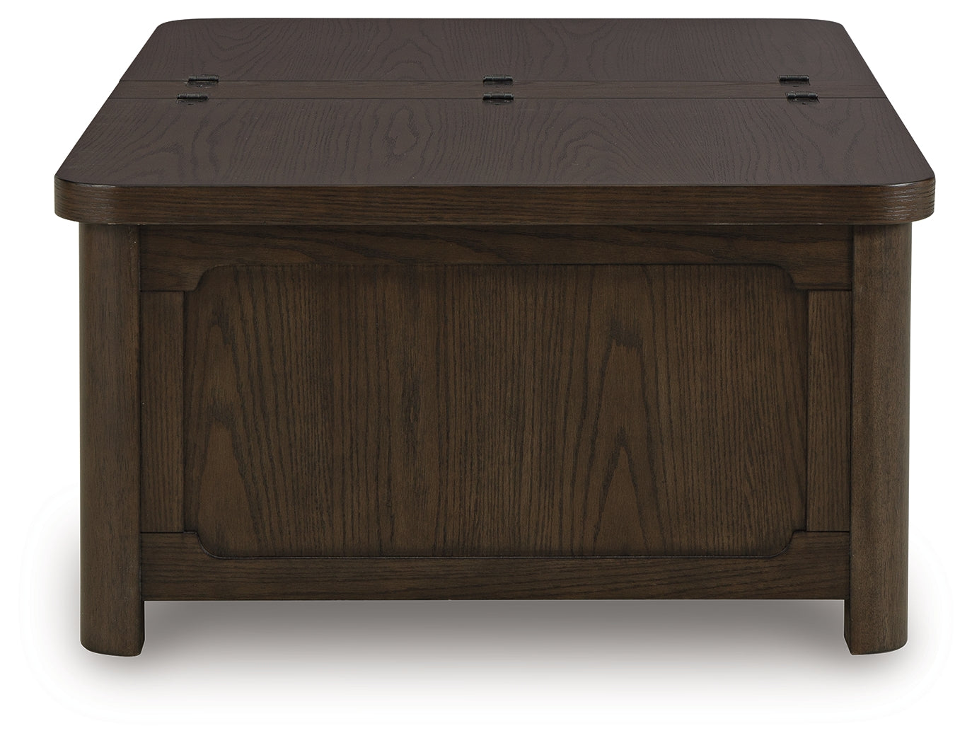 Breckington Dark Brown Coffee Table With Storage - T678-20