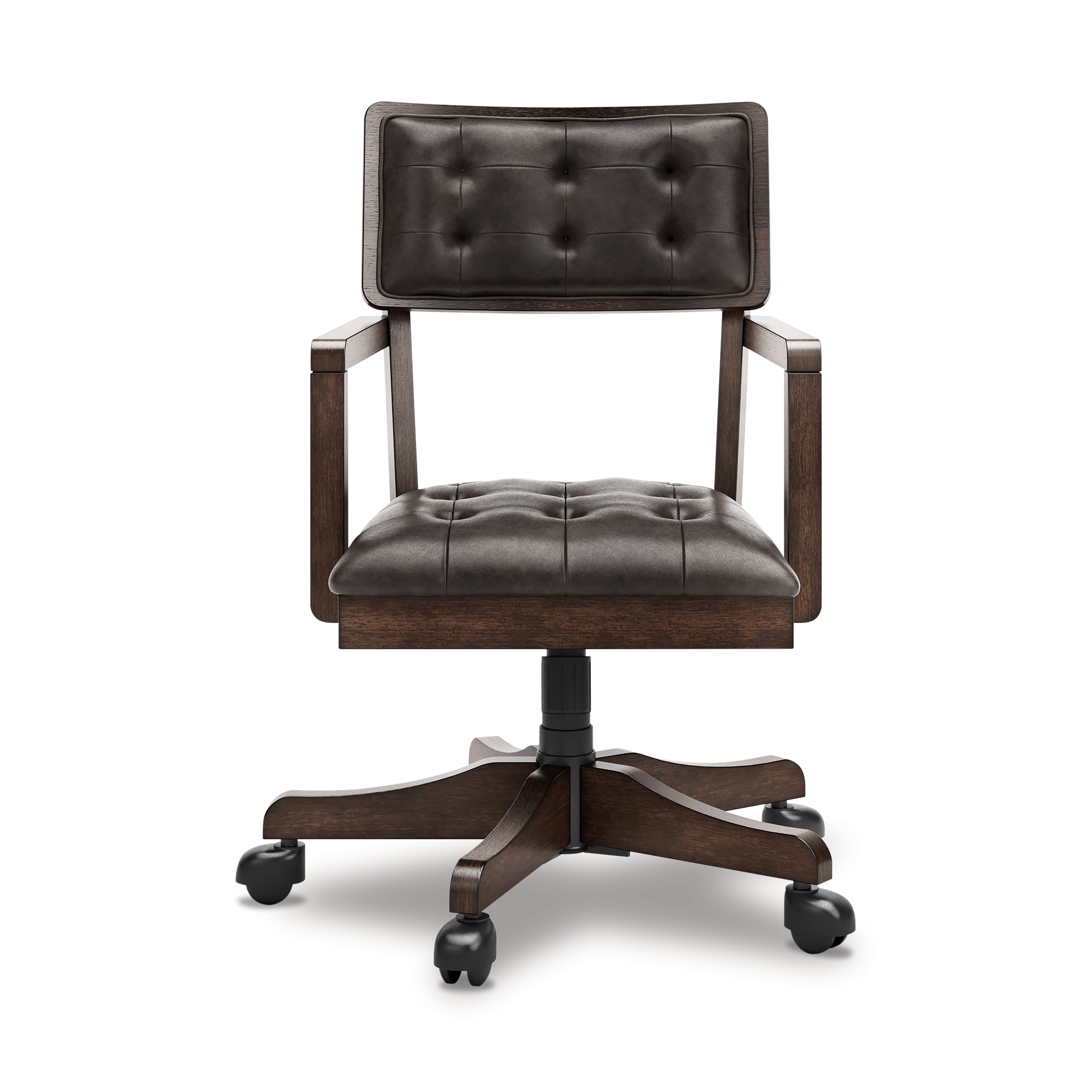 Breckington Dark Brown Home Office Desk Chair - H556-01A