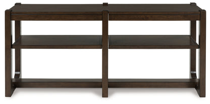 Breckington Dark Brown Sofa Table - T856-4