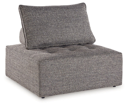 Bree Zee 4-Piece Outdoor Sectional with End Table in Brown - PKG018452